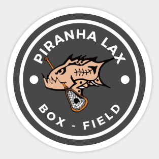 Piranha Lax Sticker